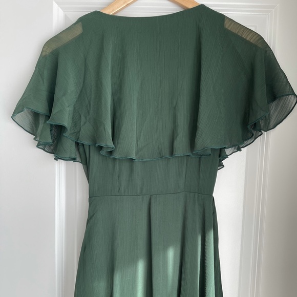 ASOS DESIGN Cape Back Dipped Hem Maxi Dress - Picture 4 of 4